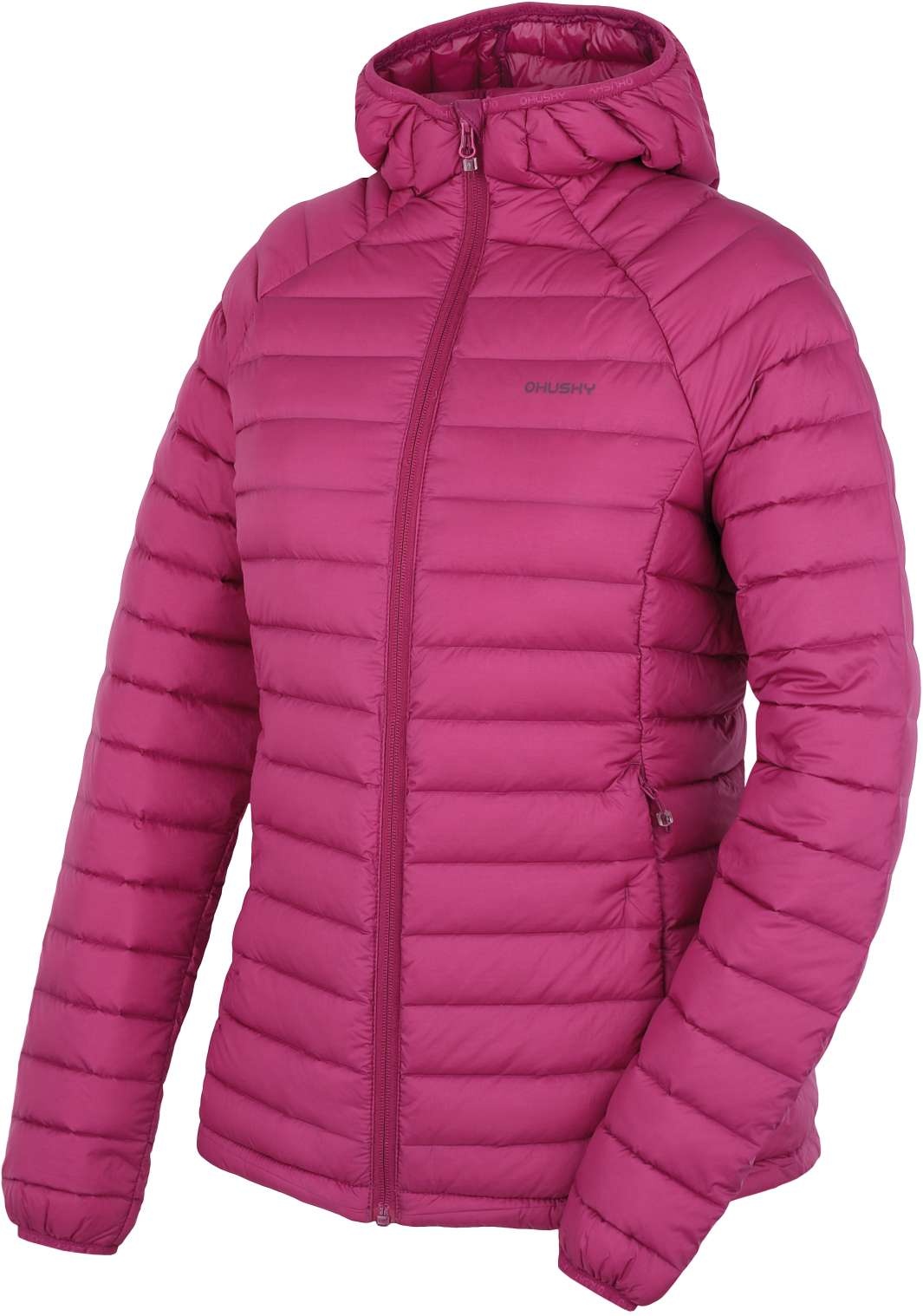 Husky Dreeser L S, dk. magenta Dámská péřová bunda