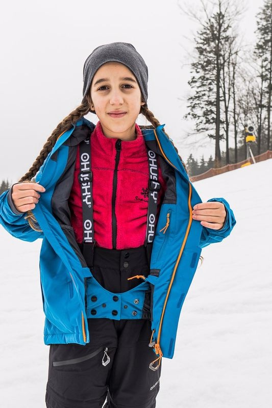 Husky Gonzal Kids 140, blue Dětská ski bunda (obrázek 6)