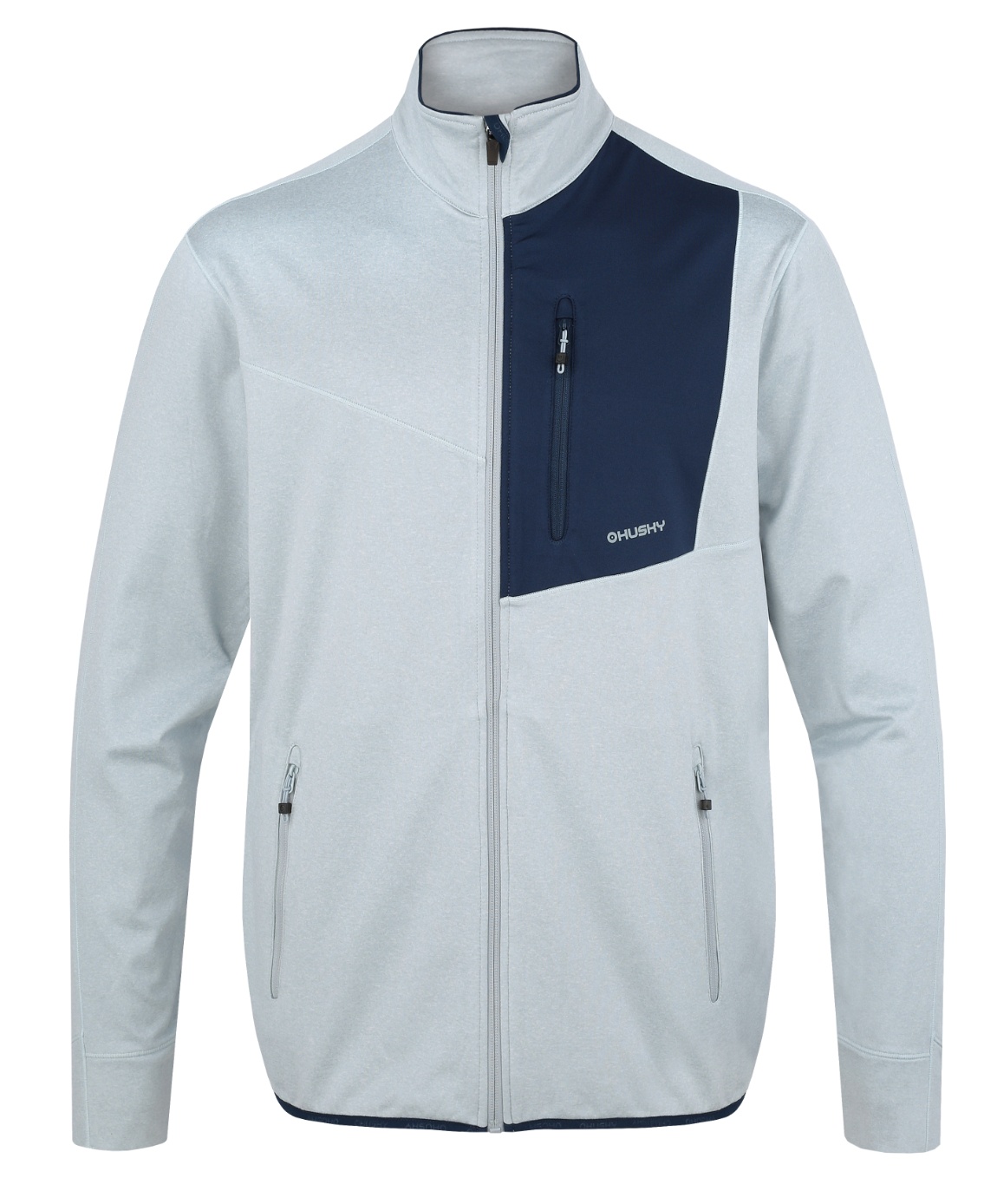 Husky Ane M XXXL, dk. turquoise Pánská mikina na zip (obrázek 6)