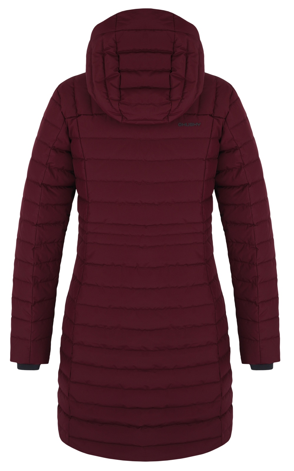 Husky Daili L XL – plus, dark bordo Dámský péřový kabát