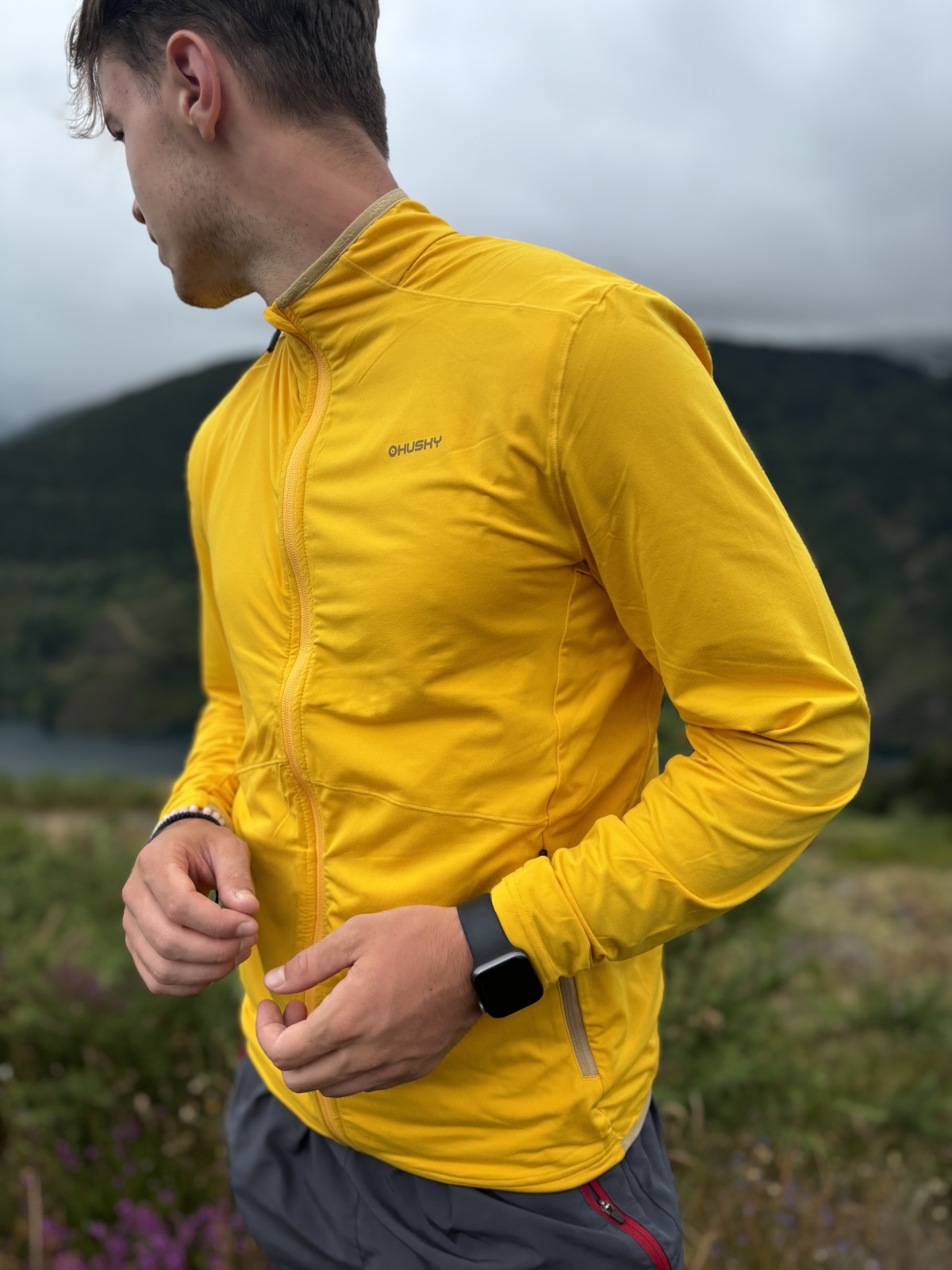 Husky Tarp zip M XXL, yellow Pánská mikina na zip (obrázek 5)