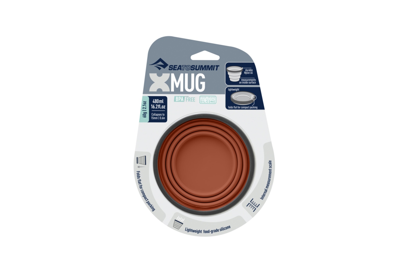 Sea to summit X-Mug navy blue Skládací hrnek (obrázek 6)