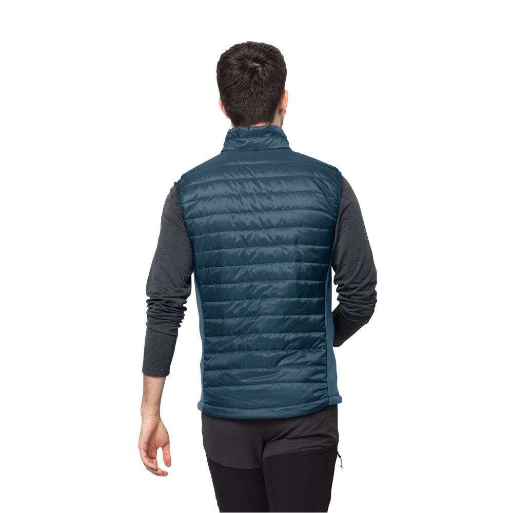 Jack Wolfskin Routeburn Pro Ins XL, dark sea Pánská zateplená vesta (obrázek 3)