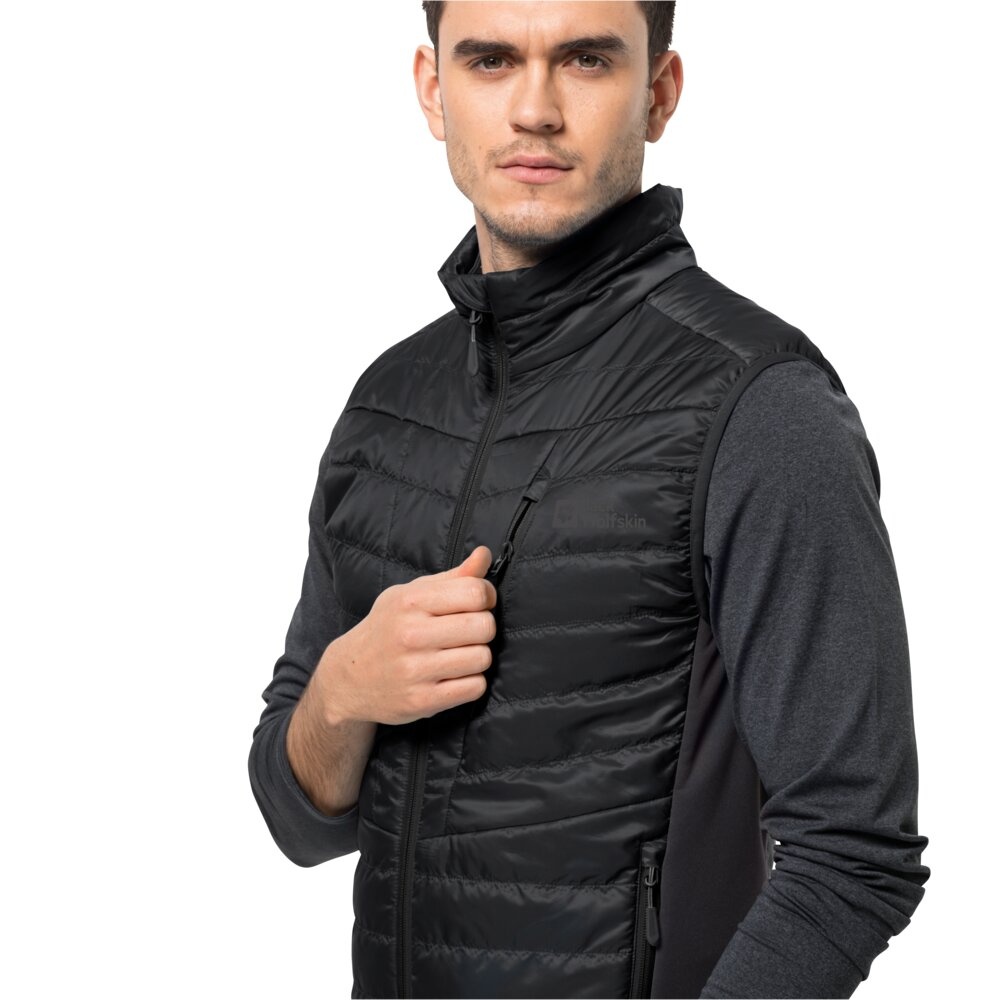 Jack Wolfskin Routeburn Pro Ins XL, black Pánská zateplená vesta (obrázek 4)