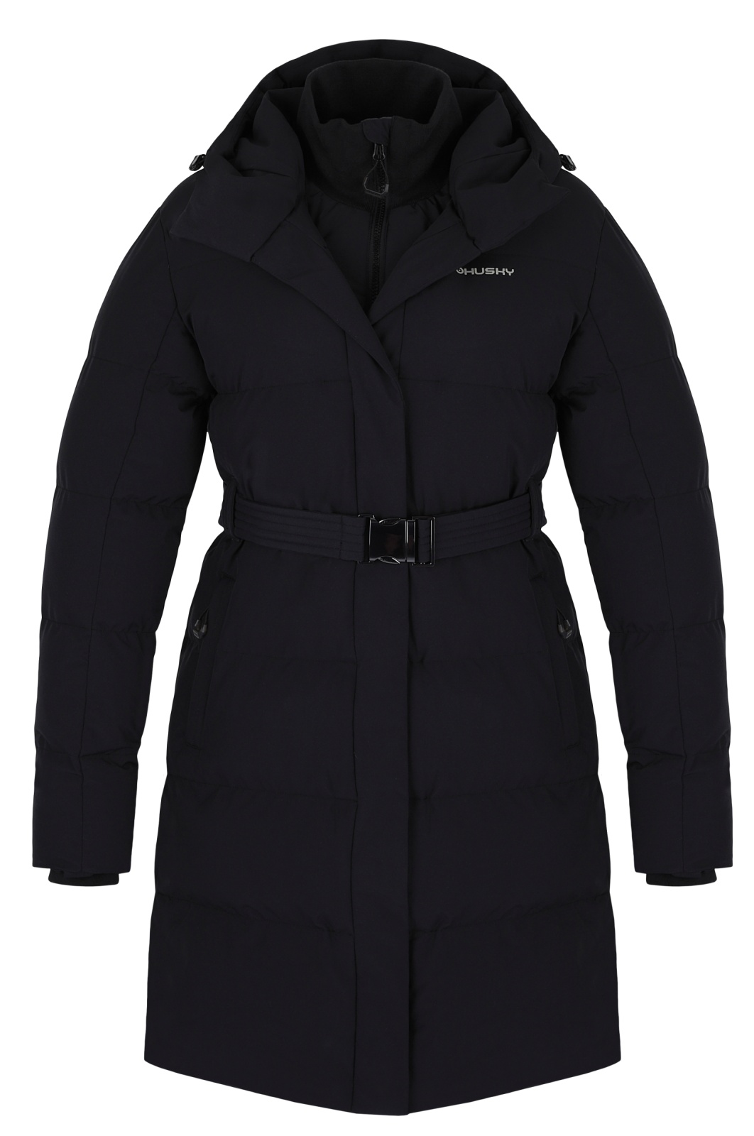 Husky Nerine L XL, khaki Dámský hardshellový plněný kabát (obrázek 6)
