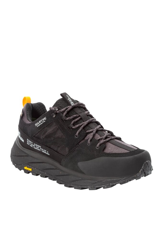 Levně Jack Wolfskin Terraquest Texapore Low EU 41, black Pánské boty