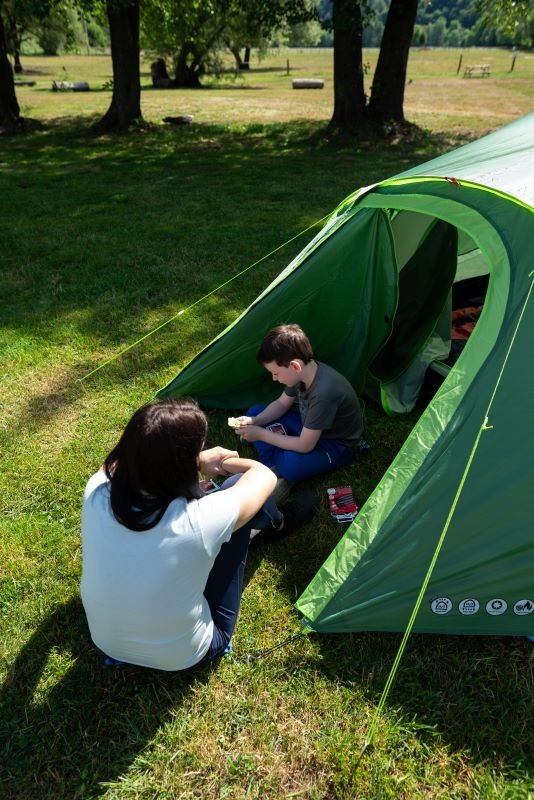 Husky Bizon 4 Plus zelená Turistický stan pro 4 osoby (obrázek 6)