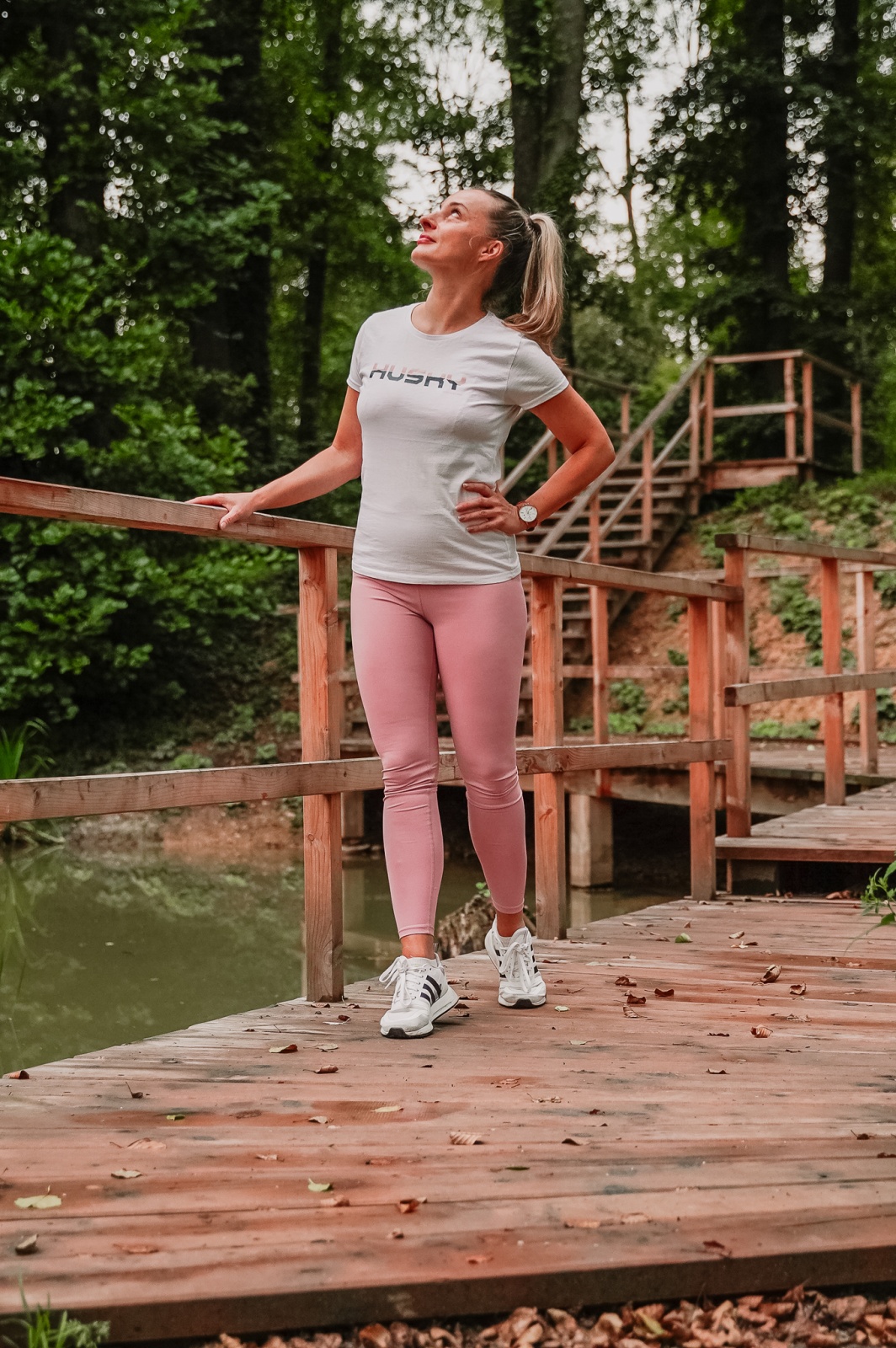 Husky Dasana L XXL, pink Dámské legíny (obrázek 4)