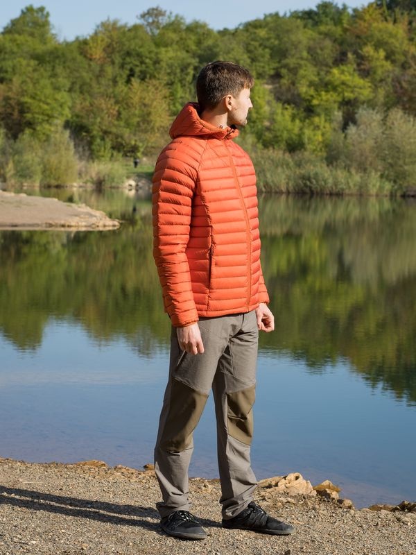 Husky Dreeser M XXL, brick orange Pánská péřová bunda (obrázek 5)