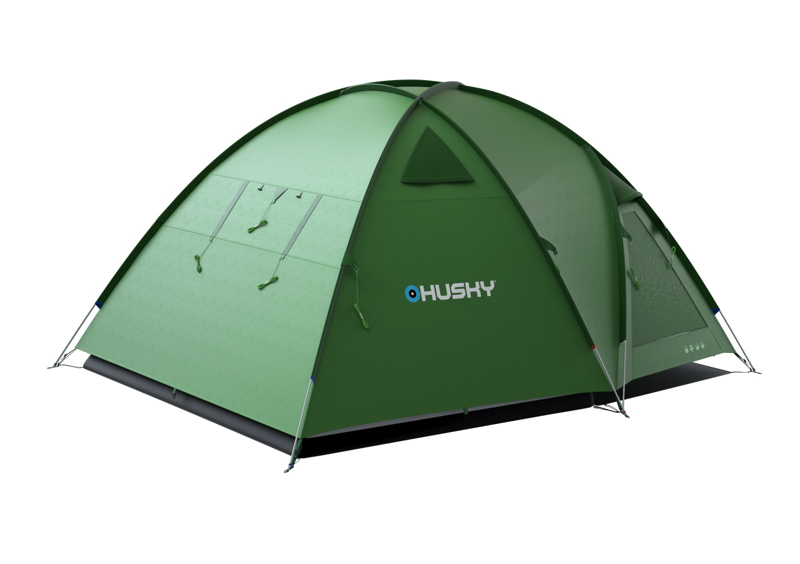 Husky Bigless 5 zelená Rodinný stan pro 5 osob (obrázek 4)