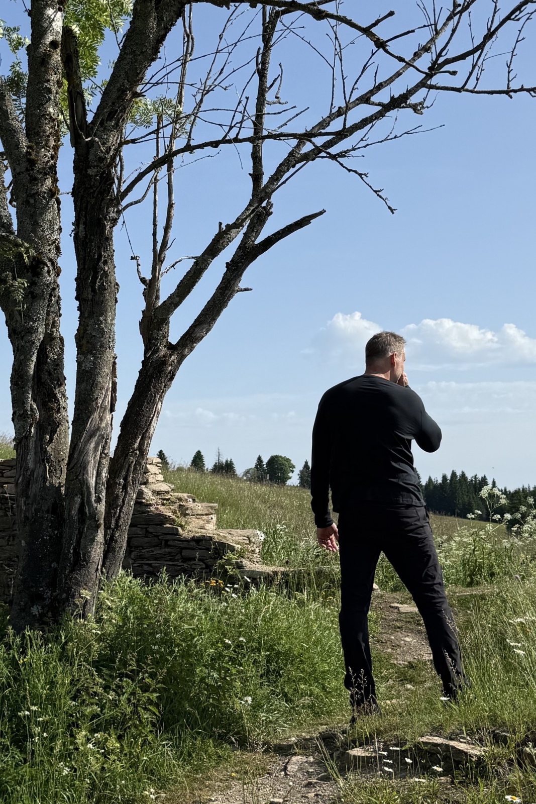 Husky Tee Loba M L, black Pánské bavlněné triko