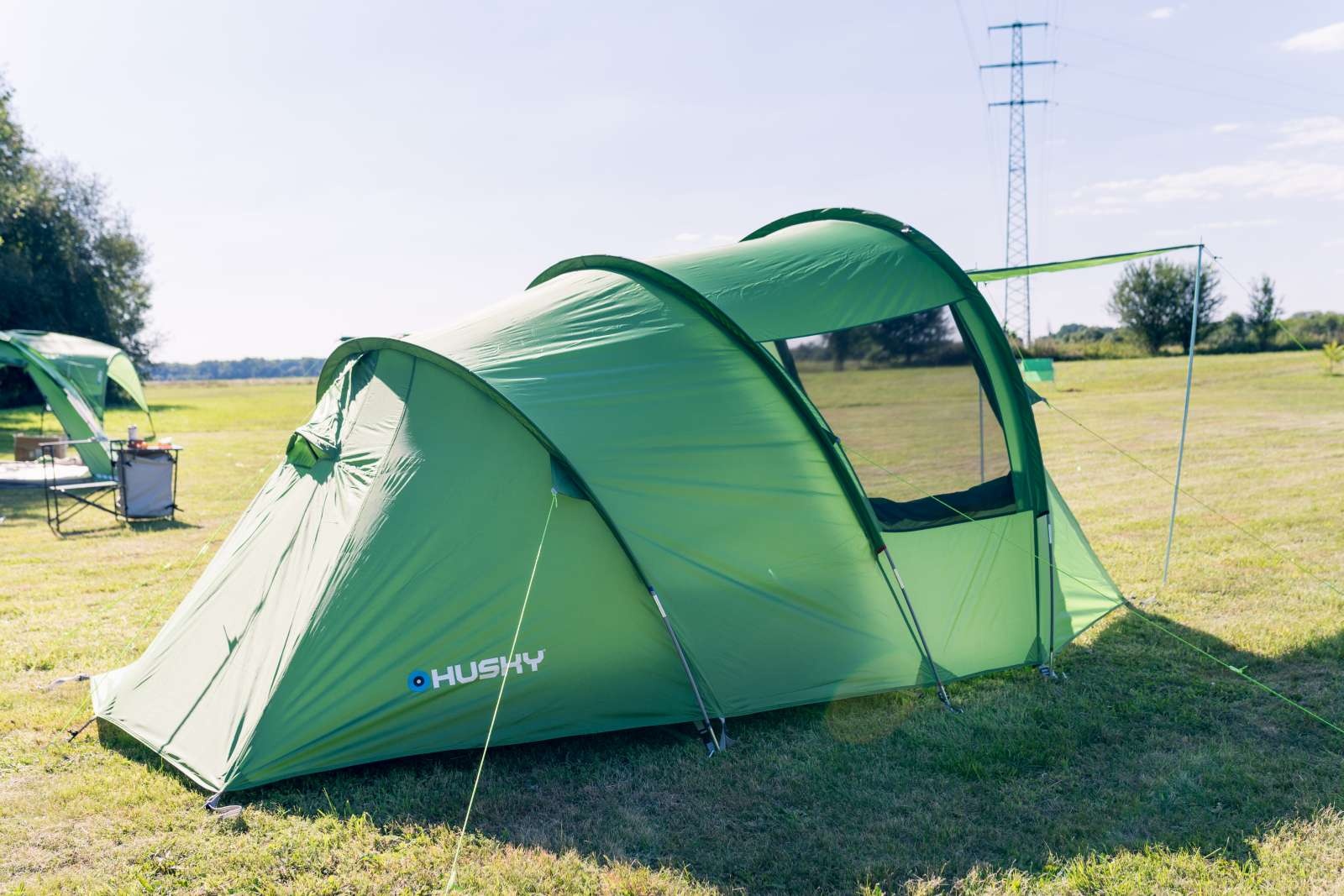 Husky Baul 4 zelená Rodinný stan pro 4 osoby (obrázek 10)