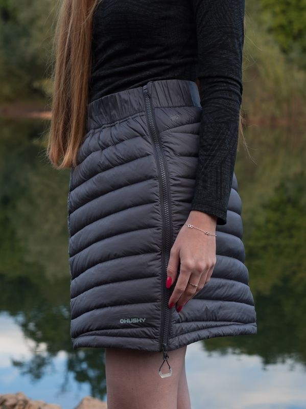 Husky Frozy L XL, graphite Dámská péřová sukně (obrázek 6)