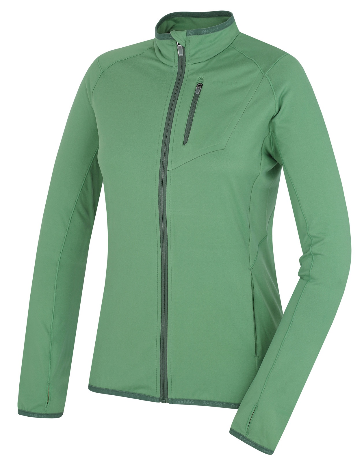 Husky Tarp zip L M, zelená Dámská mikina na zip