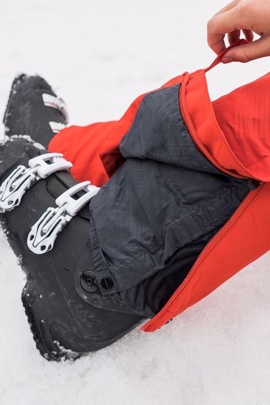 Husky Gilep Kids 152-158, red Dětské lyžařské kalhoty (obrázek 7)