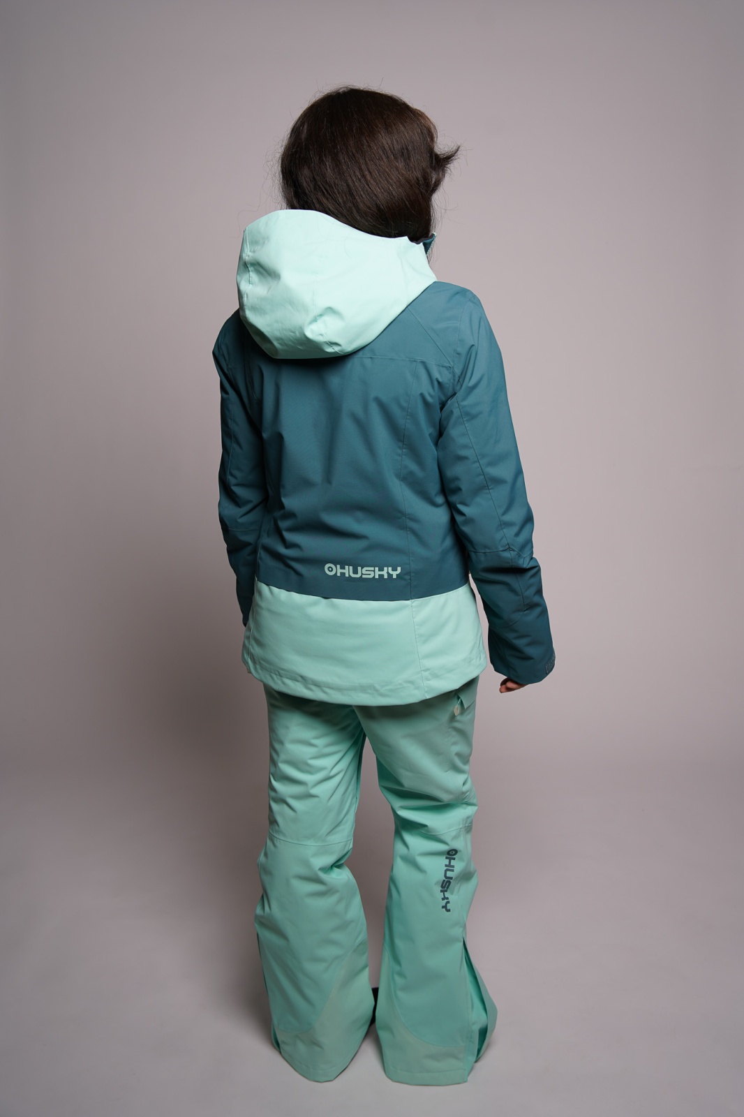 Husky Gambi L M, turquoise/mint Dámská lyžařská bunda (obrázek 3)