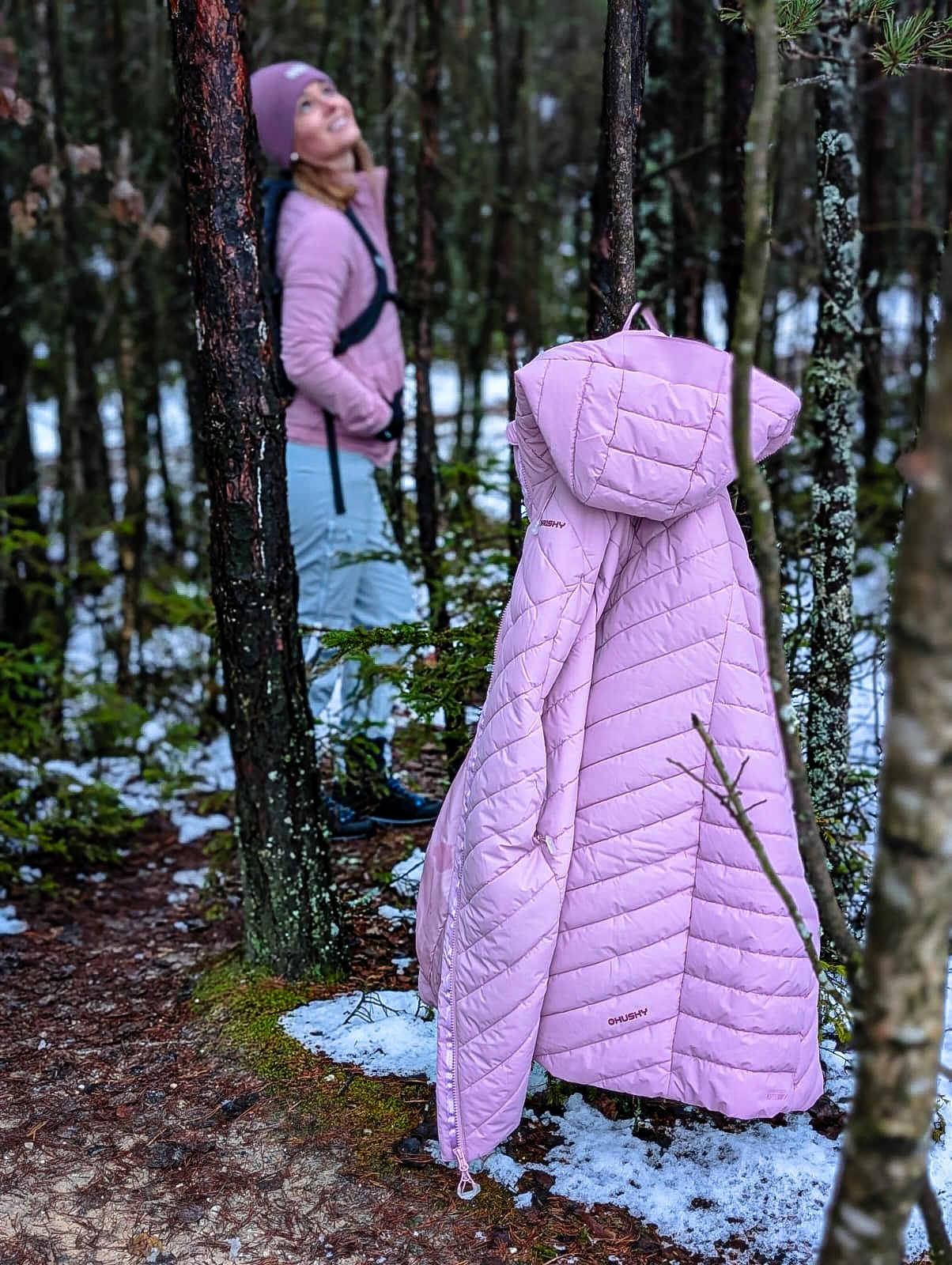 Husky Napi L XS, faded pink Dámská hardshell vesta (obrázek 4)
