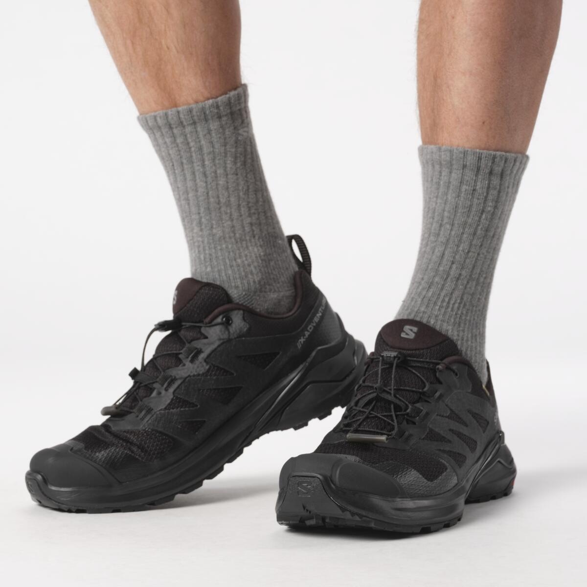 Salomon X-ADVENTURE GTX EU 46, Black/Black/Black Pánské boty (obrázek 7)