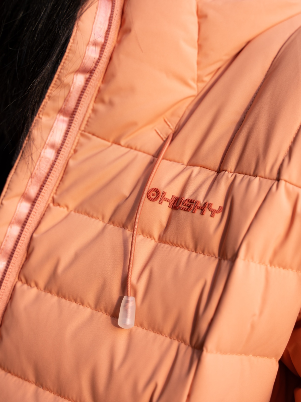 Husky Daili L M, faded orange Dámský péřový kabát (obrázek 8)