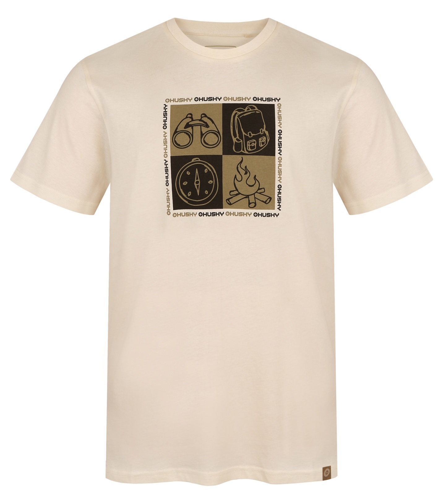 Husky Tee Square M L, grey Pánské bavlněné triko (obrázek 9)