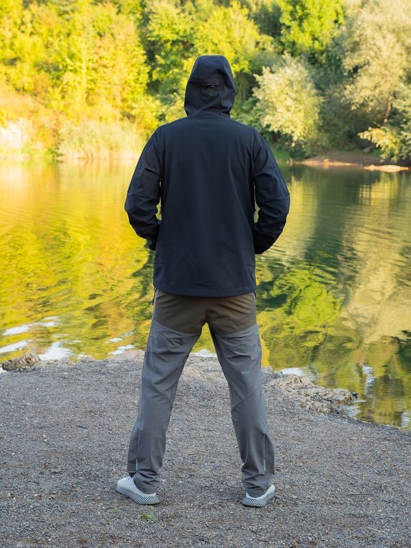 Husky Sevan M M, black Pánská softshell bunda (obrázek 6)