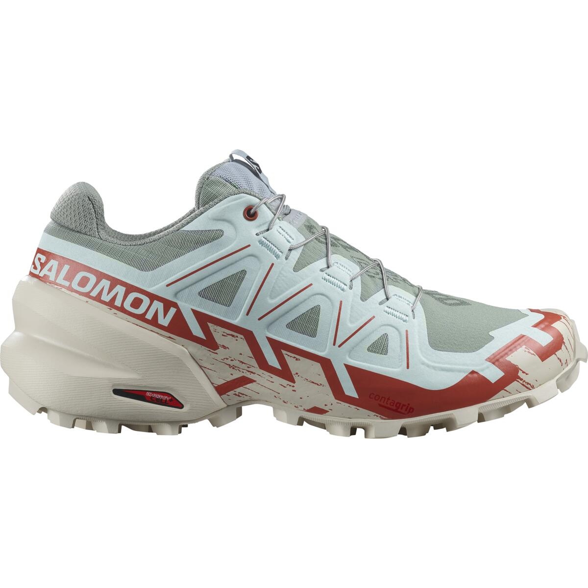 Salomon Speedcross 6 EU 42, Lily Pad/Rainy Day/Bleached Aqua Dámské běžecké boty (obrázek 6)
