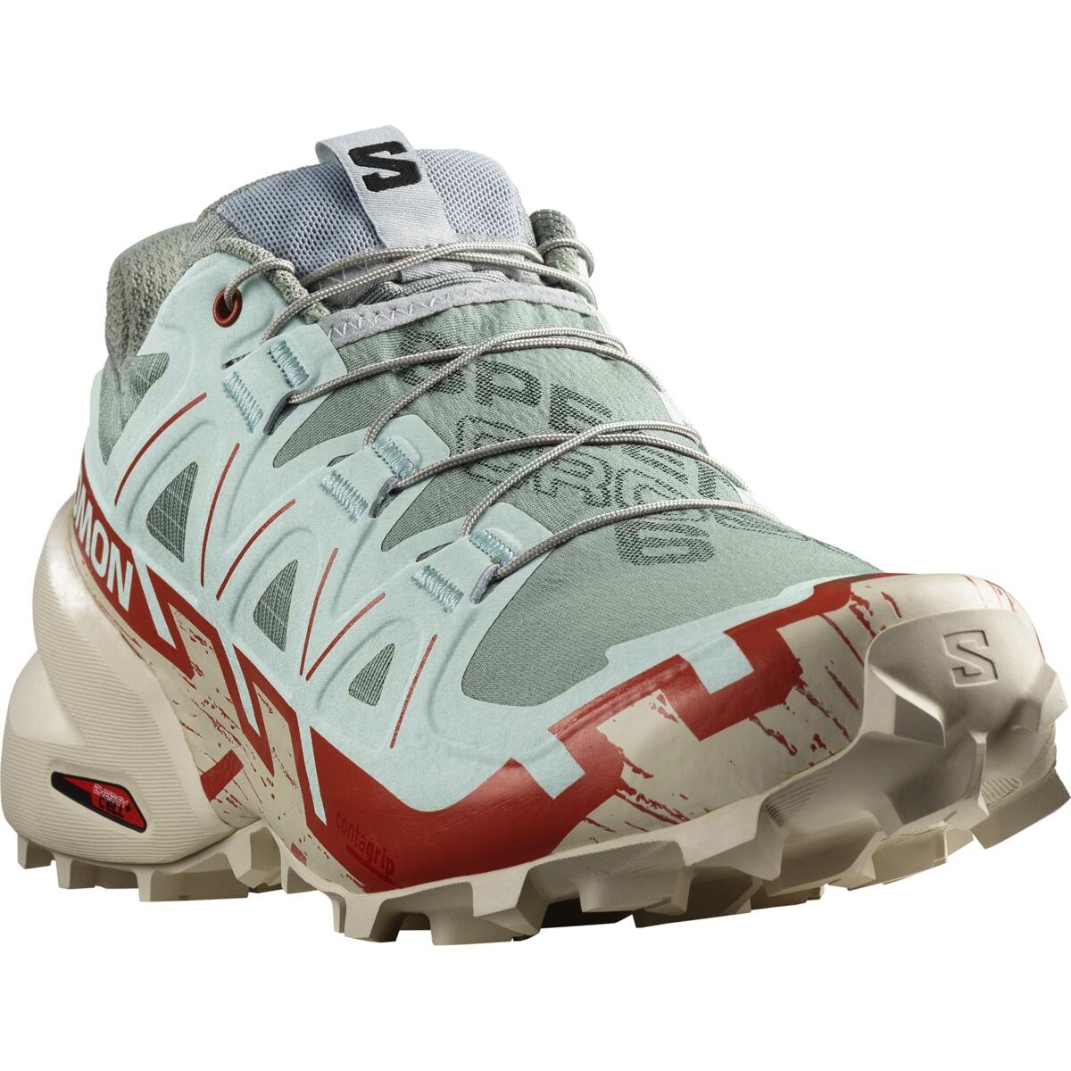 Salomon Speedcross 6 EU 40, Lily Pad/Rainy Day/Bleached Aqua Dámské běžecké boty