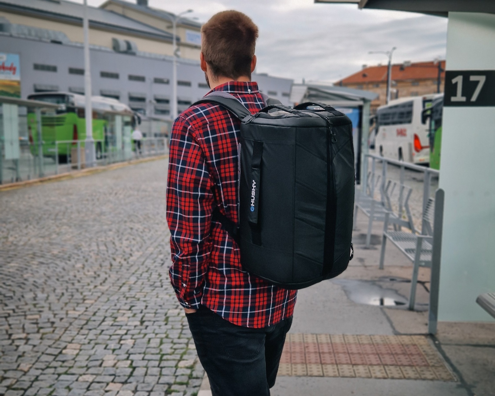 Husky Trussel 60l black Taška (obrázek 9)