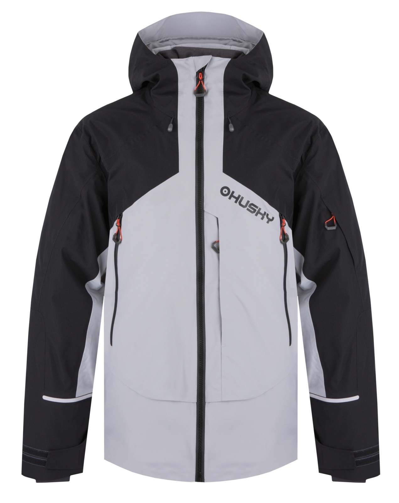 Husky Geilo M XL, grey/black Pánská lyžařská bunda (obrázek 8)