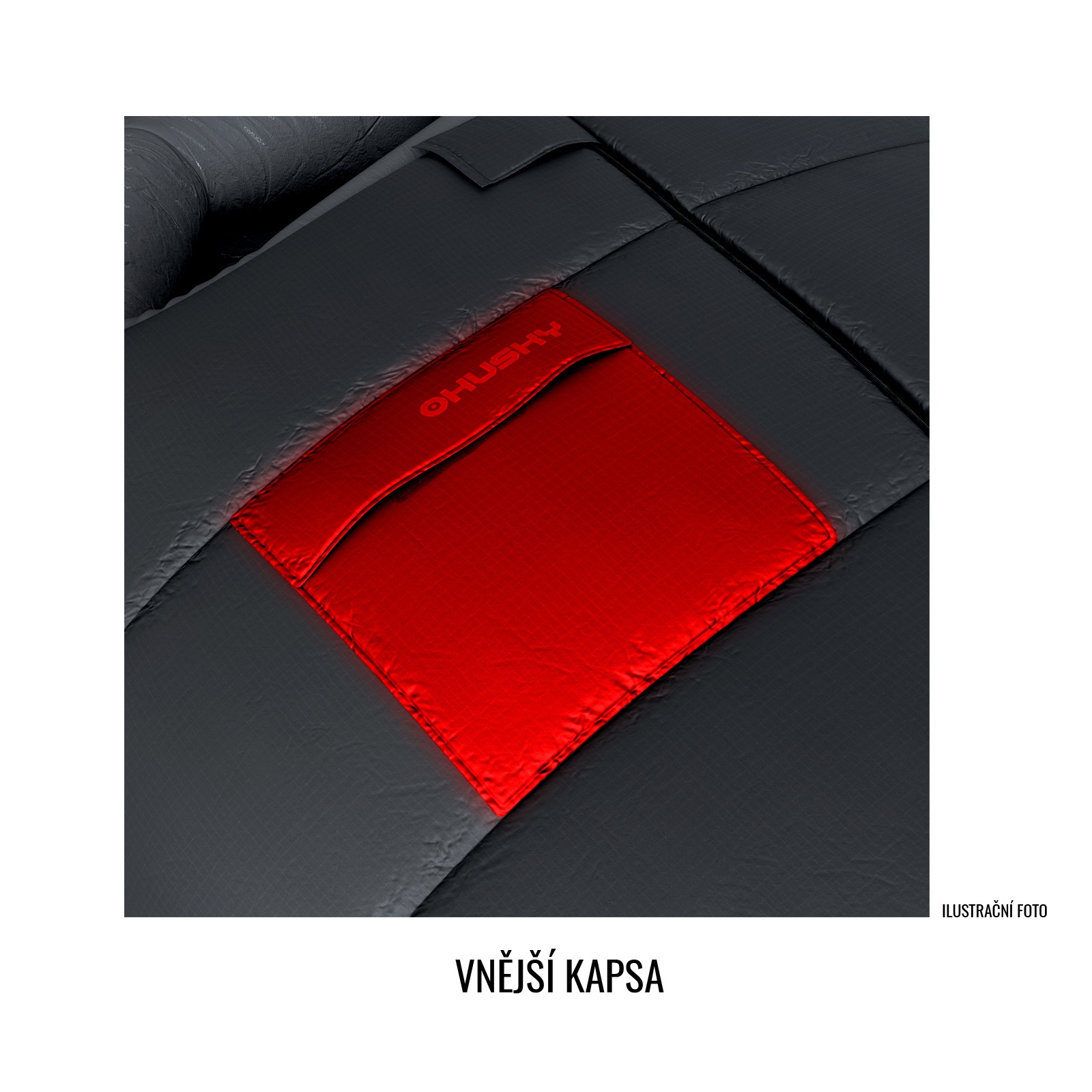 Husky Drape -20°C blue Péřový zimní spacák