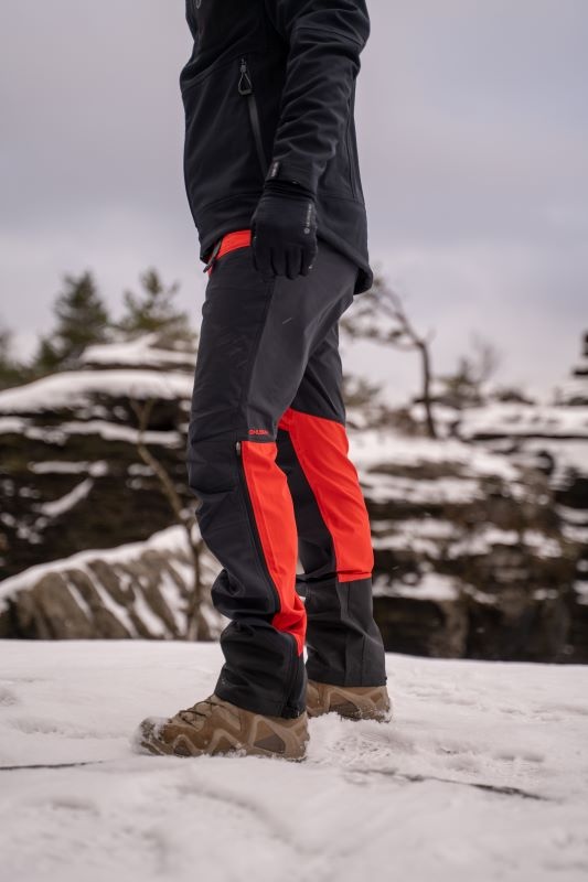 Husky Krony M S, red Pánské outdoor kalhoty (obrázek 5)
