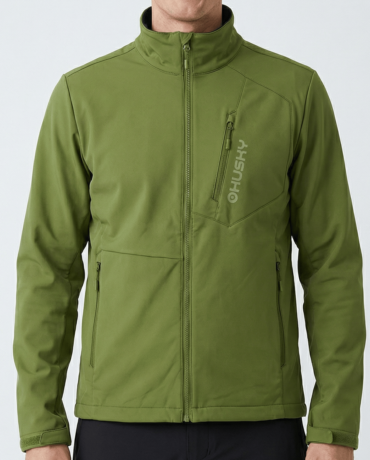 Husky Salfa M XXL, green Pánská softshell bunda (obrázek 3)