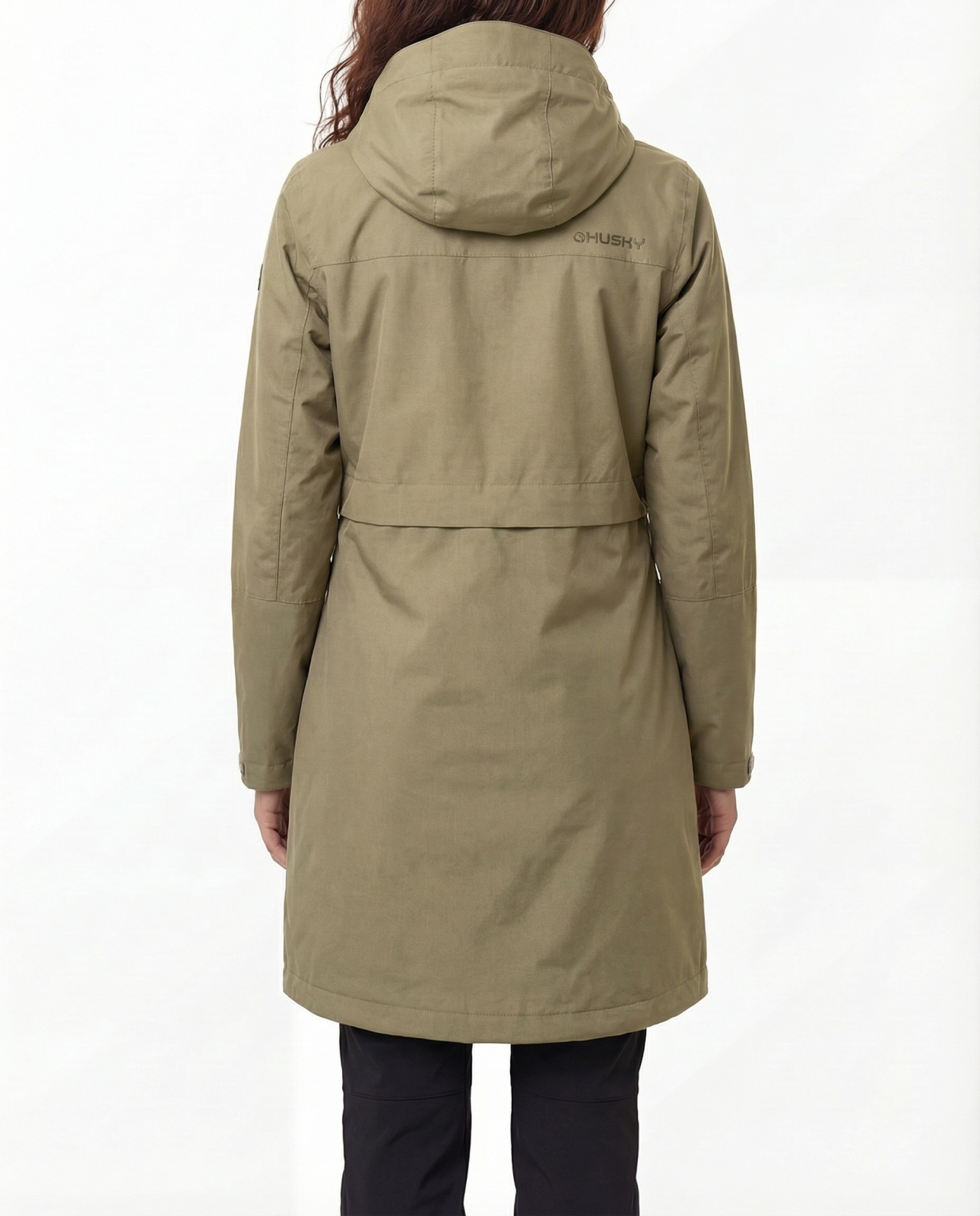 Husky Nestia L S, khaki Dámský hardshell kabát