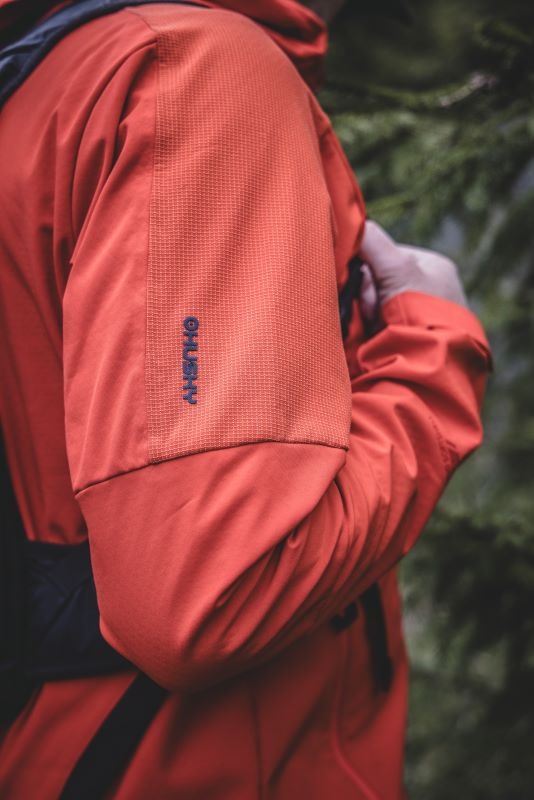 Husky Sevan M XXL, br. brick Pánská softshell bunda (obrázek 8)