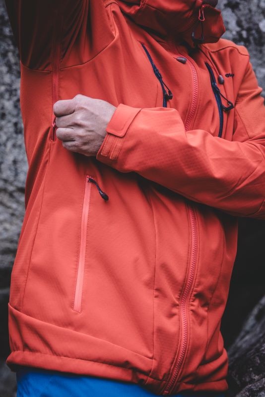 Husky Sevan M L, br. brick Pánská softshell bunda (obrázek 9)