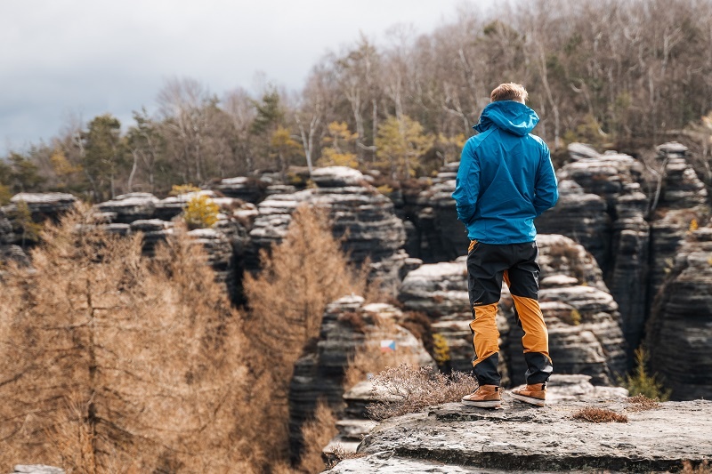 Husky Sauri M XL, modrá Pánská softshell bunda (obrázek 11)