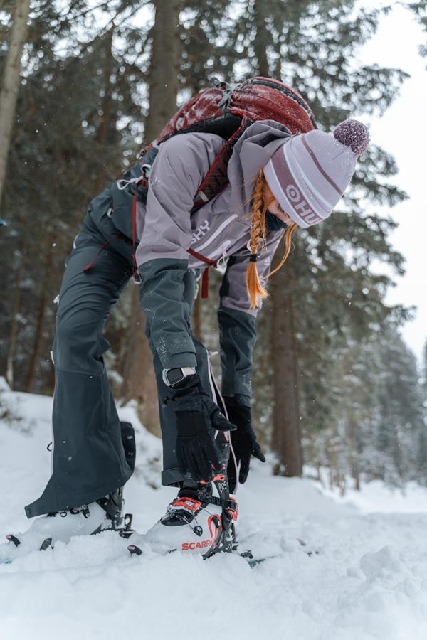 Husky Kippe L L, dark grey Dámské hardshell kalhoty (obrázek 4)