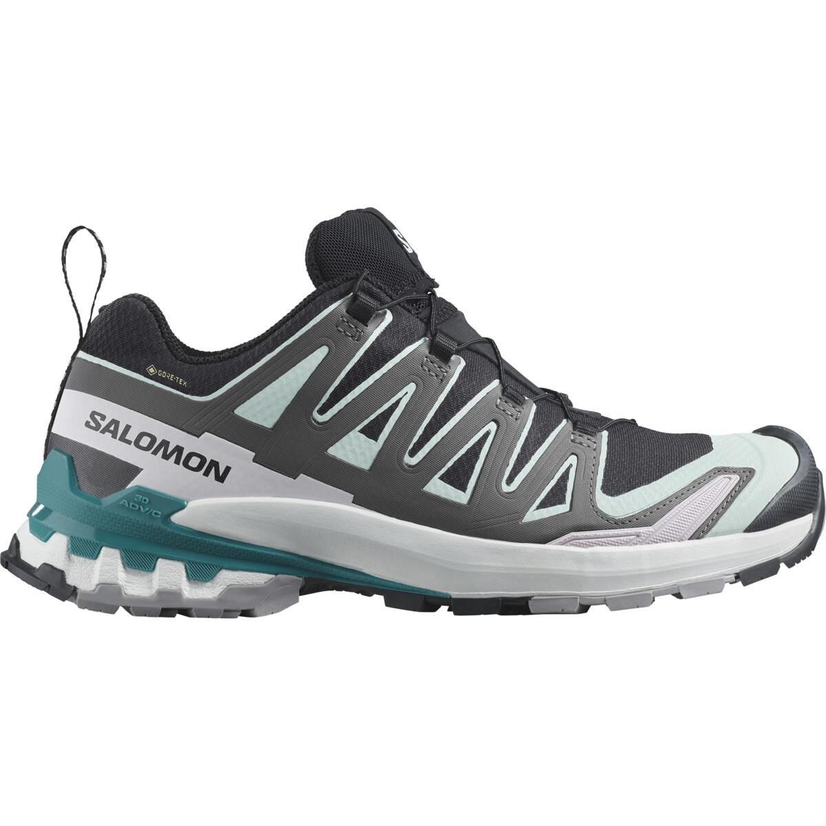 Salomon Xa Pro 3D V9 GTX EU 40, Black/Bleached Aqua/Harbor Blue Dámské boty (obrázek 6)