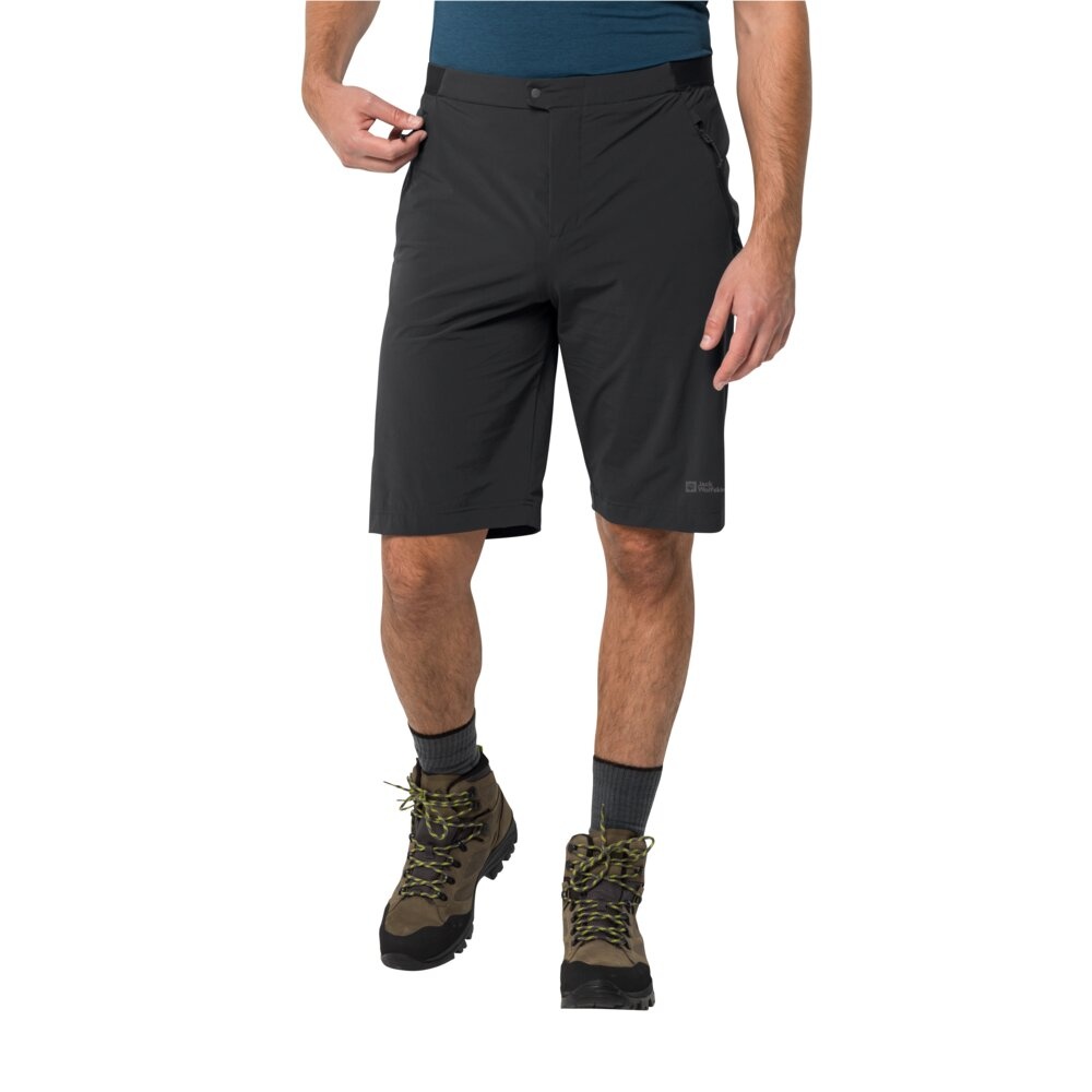 Jack Wolfskin Prelight Short XL, black Pánské kraťasy (obrázek 3)