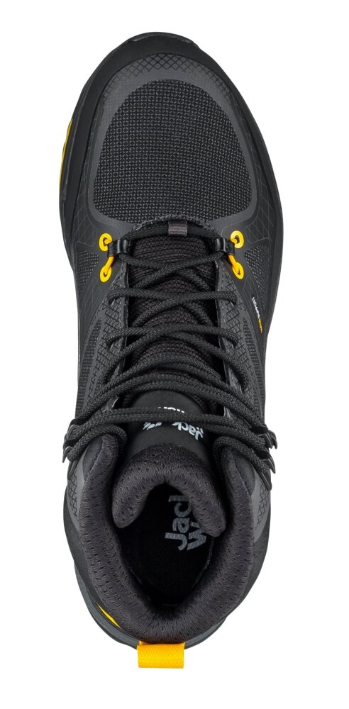 Jack Wolfskin Force Trekker Texapore Mid EU 46, black/burly yellow Pánské boty (obrázek 3)