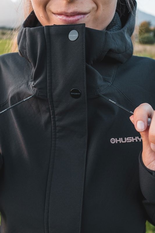 Husky Sephie L XL, black Dámský softshell kabát (obrázek 10)