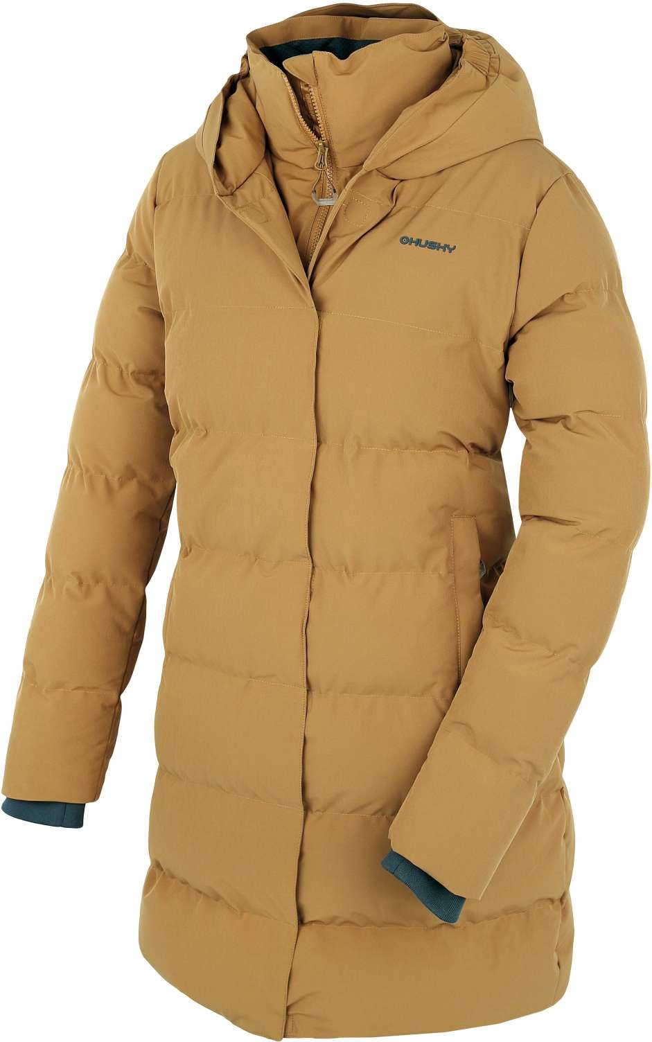 Husky Normy L S, dk. mustard Dámský hardshell kabát