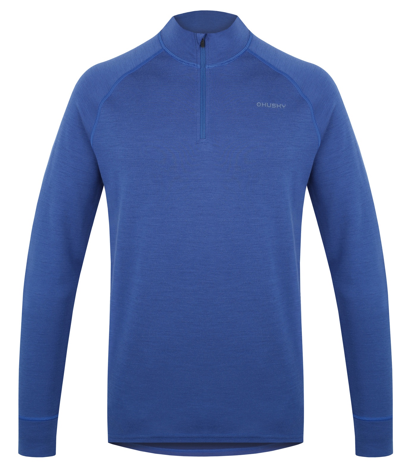 Husky Aron Zip M XXL, blue Pánská merino mikina (obrázek 3)