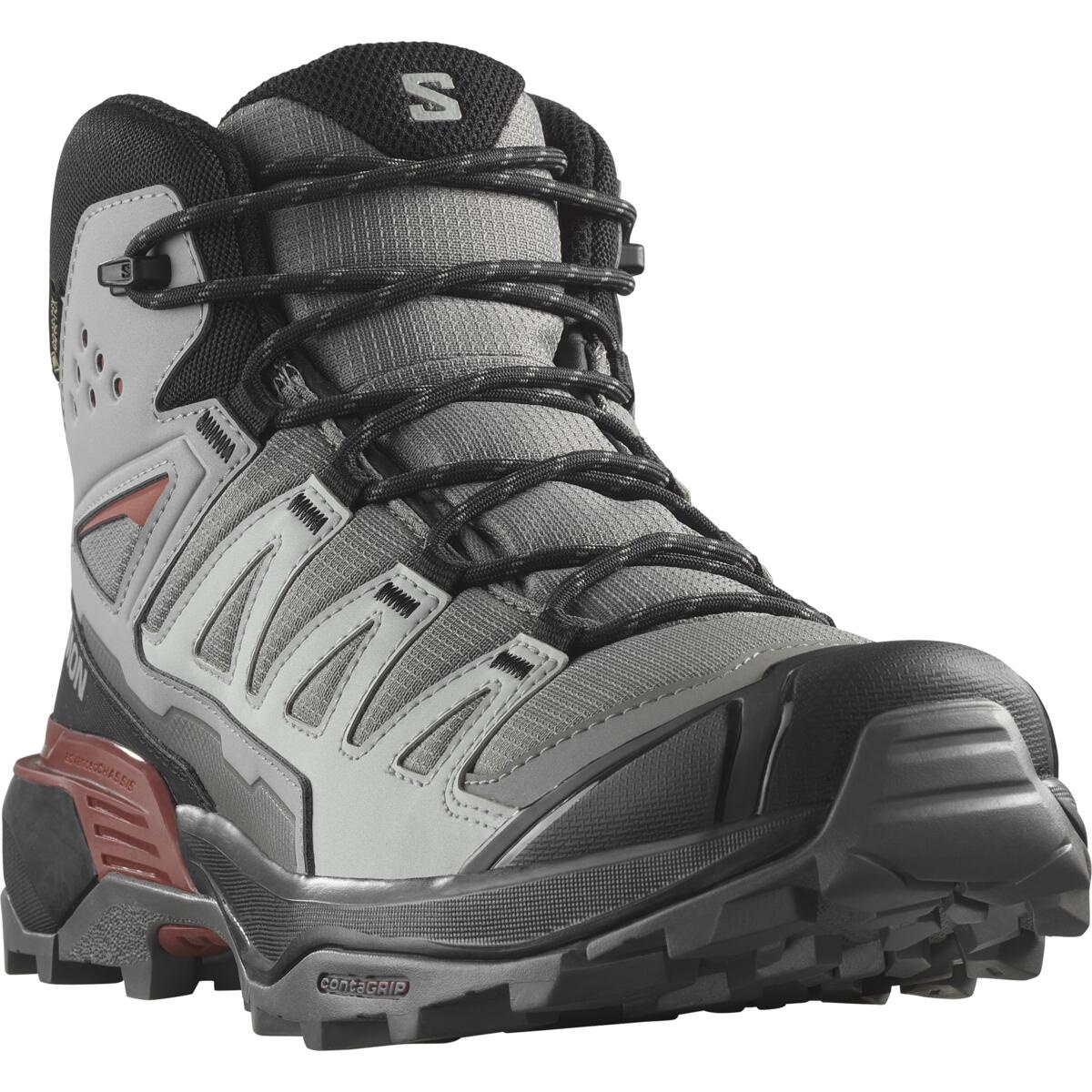 Salomon X ultra 360 Mid GTX EU 44, Pewter/Black/Burnt Henna Pánské turistické boty