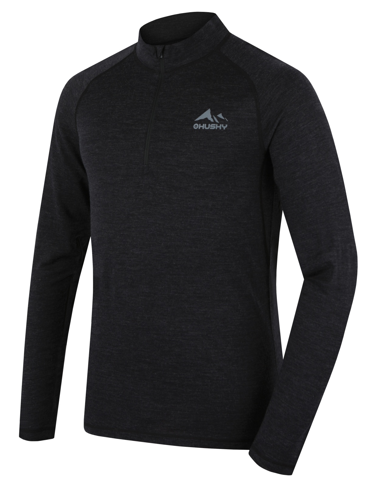 Husky Merow zip M S, mustard Merino termoprádlo triko (obrázek 11)