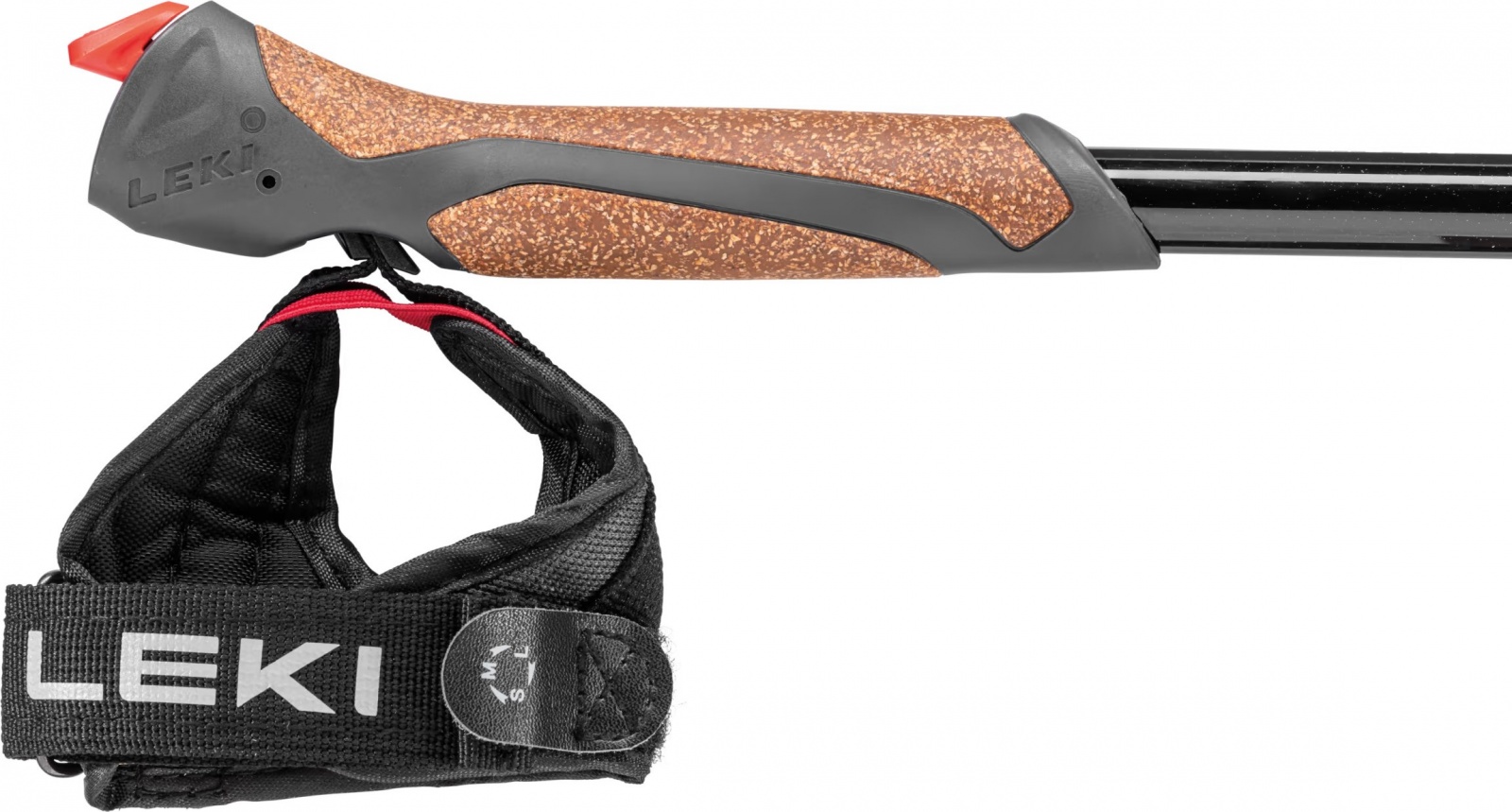 Leki Spin black/silvergray/white Trekové hole