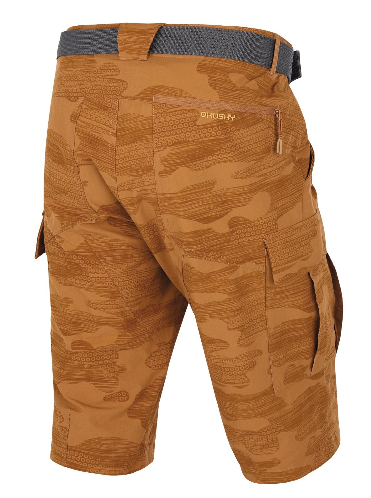 Husky Kalfer M M, khaki Pánské funkční kraťasy (obrázek 8)