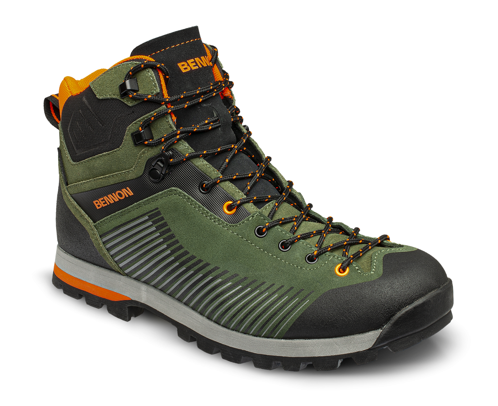 Bennon Peak high EU 45, green Unisex trekingové boty