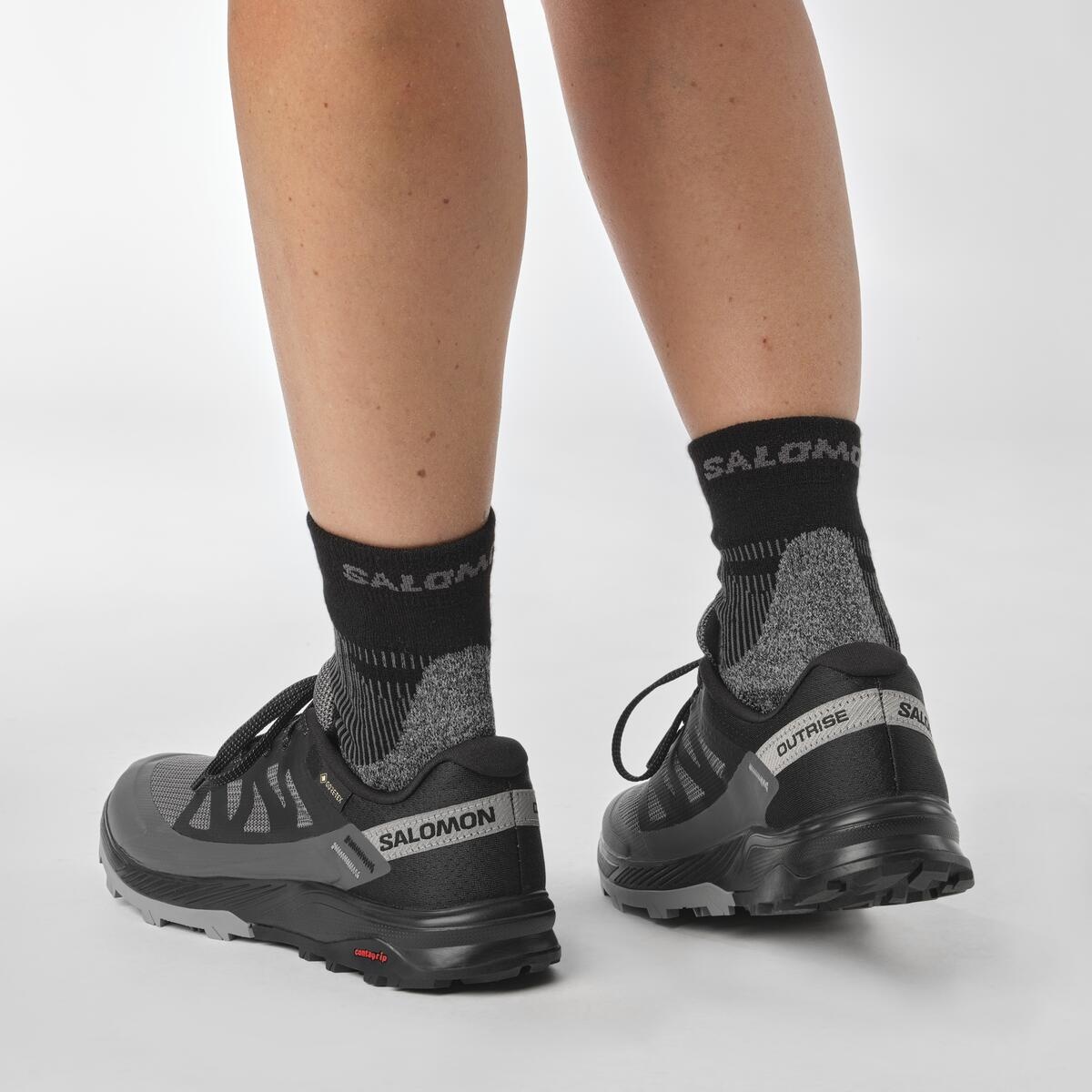Salomon OUTRISE GTX EU 42, Black/Magnet/Gull Dámské turistické boty (obrázek 8)