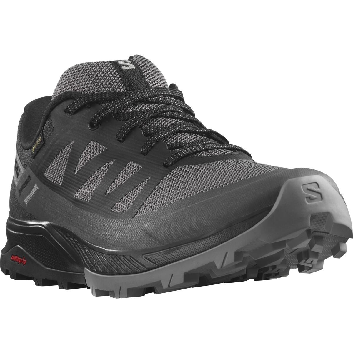 Salomon OUTRISE GTX EU 38, Black/Magnet/Gull Dámské turistické boty